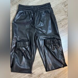 Blank NYC Black Faux Leather Pants